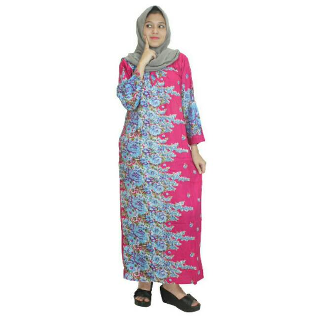 Daster batik baju muslim busui dan bumil friendly