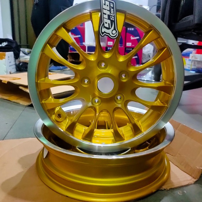 VELG VESPA SPRINT RING 12 LIMITED EDITION GOLD POLISH ORIGINAL PIAGGIO