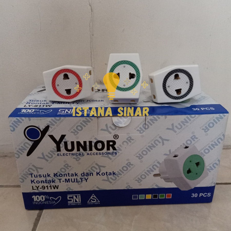 Steker T serbaguna Multi Warna Loyal Yunior / T steker / T multi