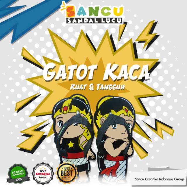 SANDAL SANCU WAYANG GATOT KACA