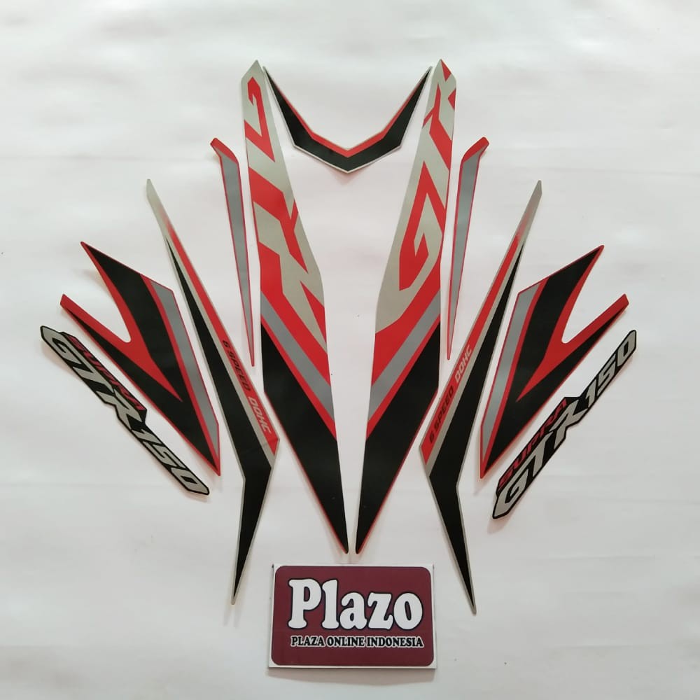 Striping Motor Supra GTR 150 2019 Merah