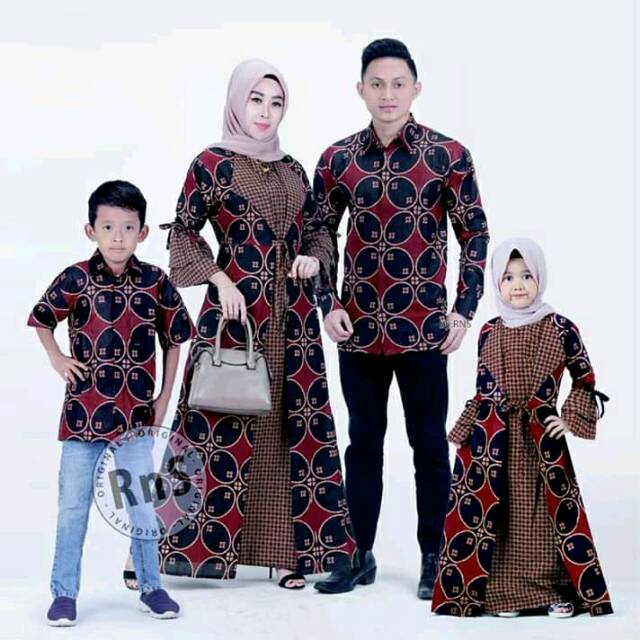 BATIK PEKALONGAN SARIMBIT KELUARGA GAMIS JAZZY