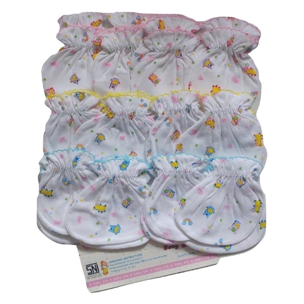 Set Sarung Tangan Bayi Bib Renda Sarung tangan+kaki