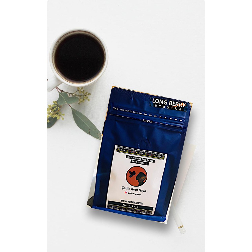 

Kopi gayo Long berry 500 gr