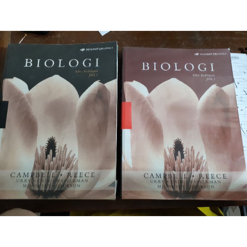 Preloved buku campbell biologi (1 set)