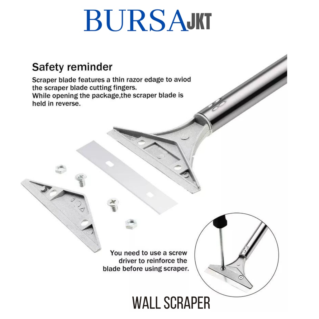 SCRAPER DINDING KAPE GAGANG HIJAU PENGEROK CAT CUTTER