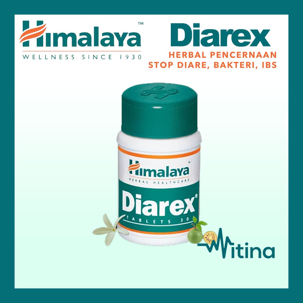 HIMALAYA DIAREX OBAT HERBAL DIARE MENCRET ANTI INFEKSI FLU PERUT IBS KEMBUNG MAAG MASUK ANGIN