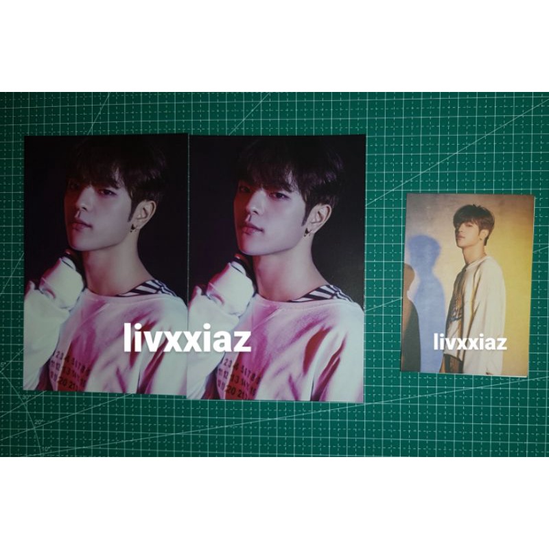 POB POST CARD MESSAGE CARD KIM WOOJIN YELLOW WOOD