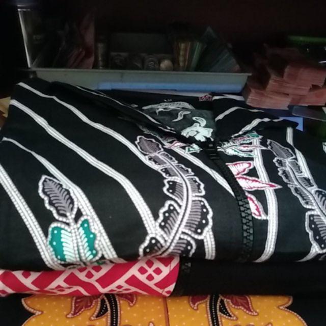 Tunik Batik Zipper Depanq Motif Parang Akar