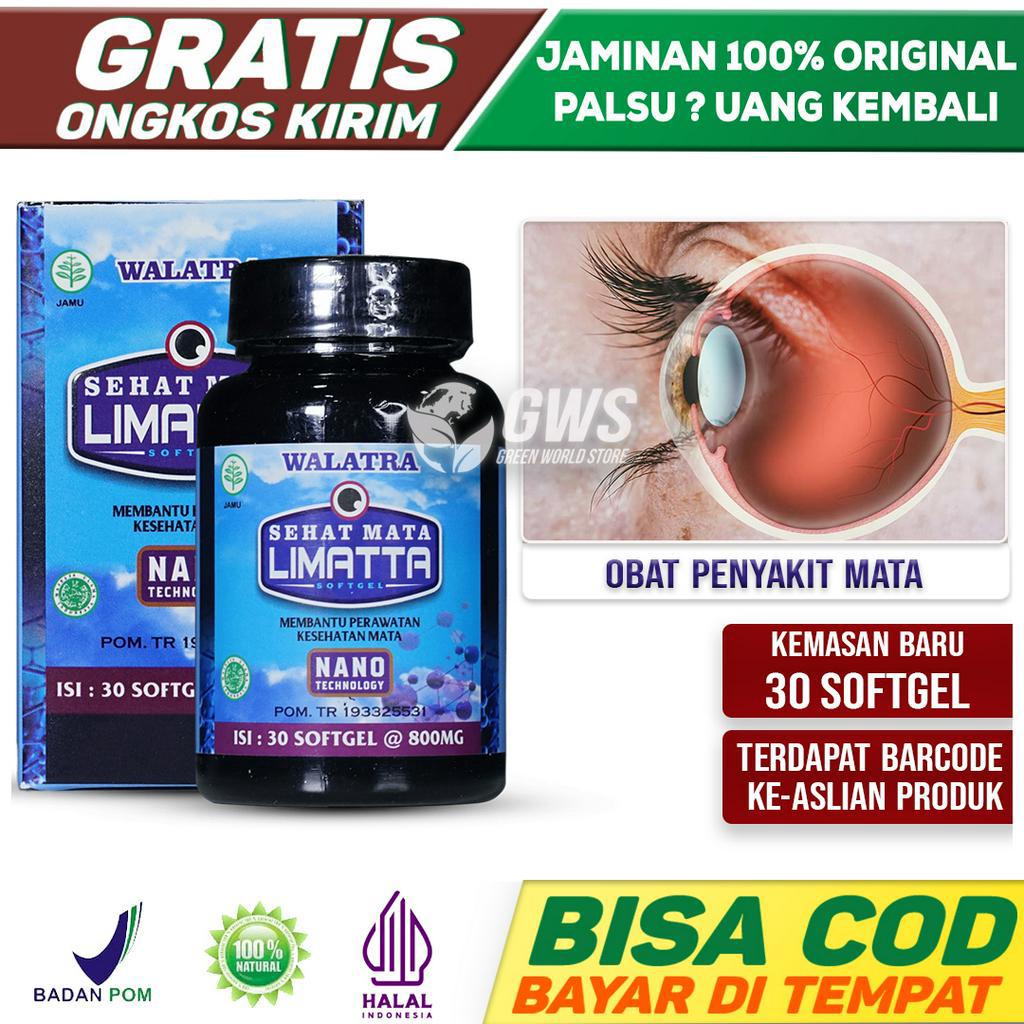 Sehat Mata LIMATTA Softgel Original Walatra Asli Agen di Aceh Medan Johor Sumatera BPOM Obat Herbal 