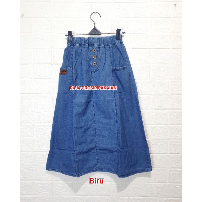 Rok Jeans Sora Premium Anak Usia 4-10 Tahun