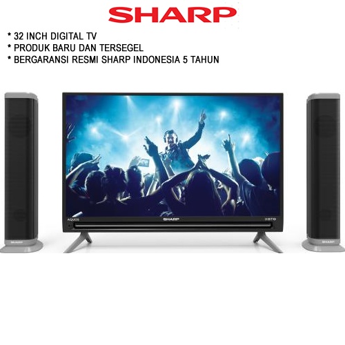 Sharp Aquos IIOTO 32 inch HD-Ready Digital LED TV 2T-C32BD1i