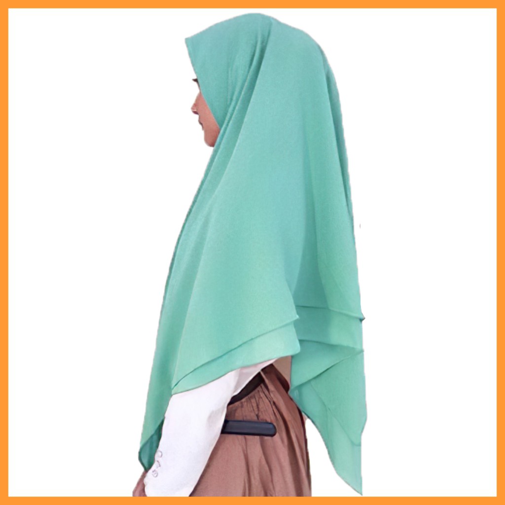 Hijab Khimar 2 Layer Jumbo-1