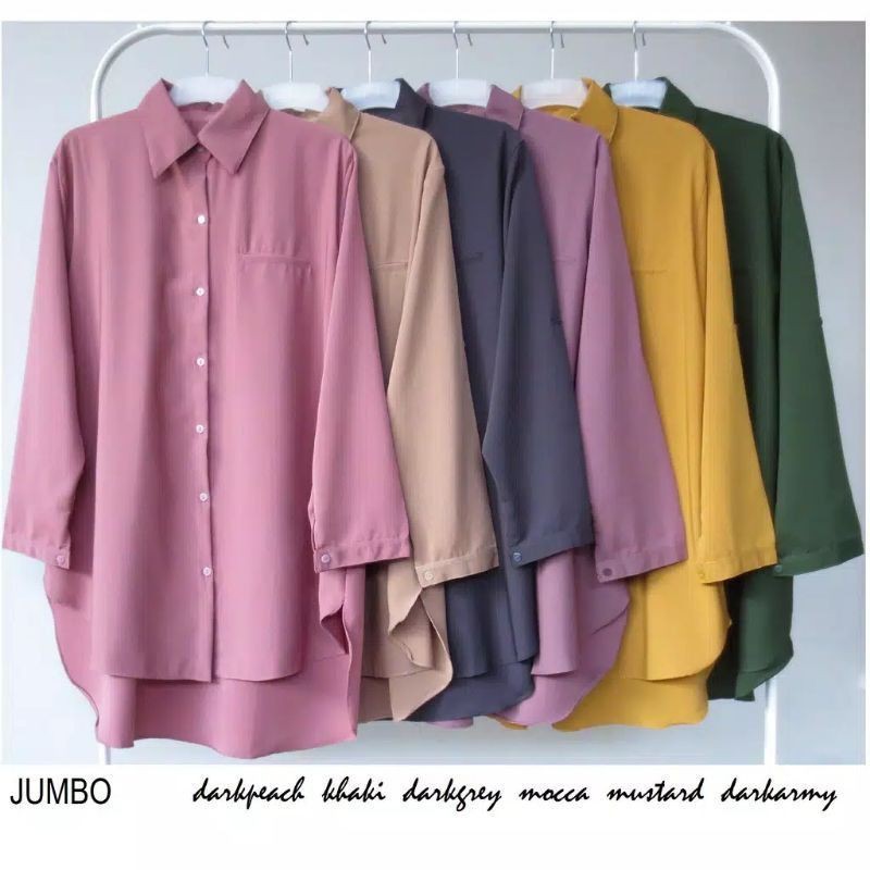 PROMO TUNIC KANCING POLOS MOSCREP/TUNIC POLOS MOSCREP