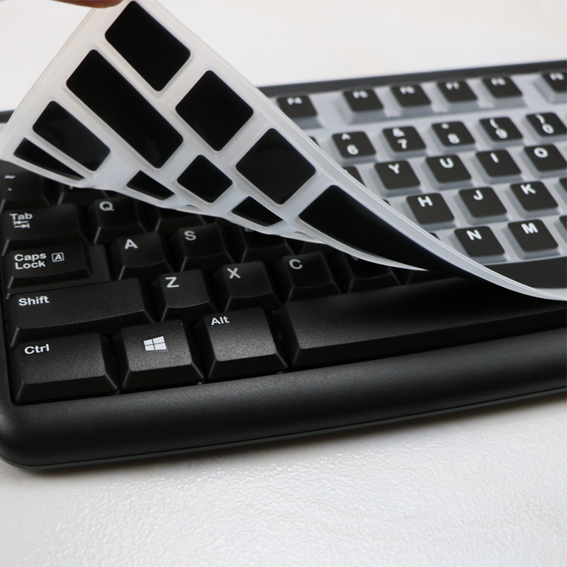 Film Silikon Pelindung Keyboard Logitech Mk120 K120 K120 Ultra Tipis Tahan Air Dan Debu