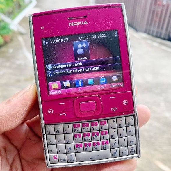 (TERJUAL) NOKIA X5 NORMAL HP JADUL SECOND ORIGINAL KLASIK SLIDE KAMERA MUSIK HANDPHONE NOSTALGIA