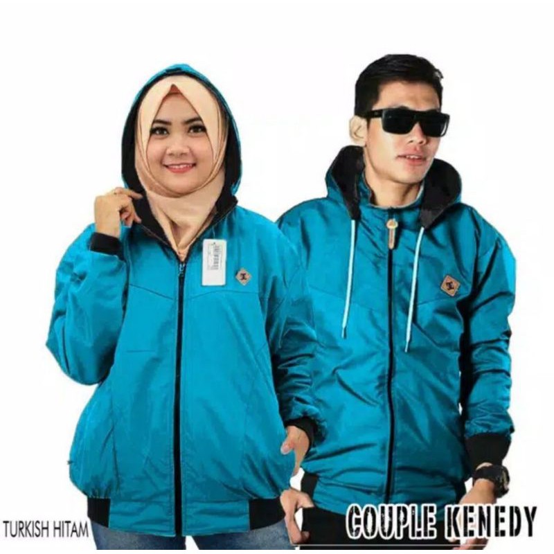 Harga Sepasang (2pcs) Jaket Couple Pria Wanita Best Seller ✔  (10 Variasi WARNA) Size M L XL XXL