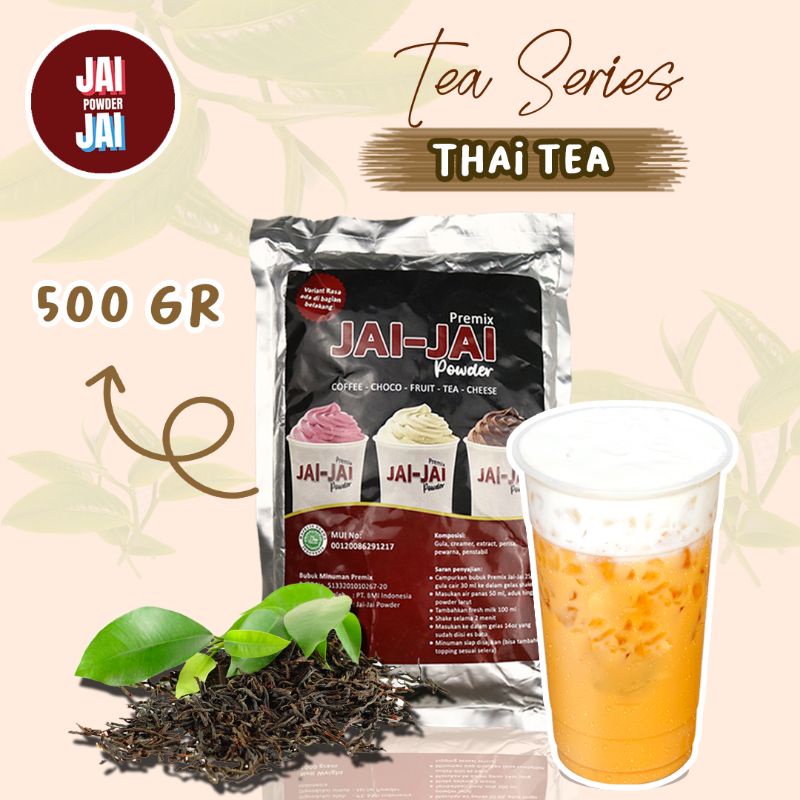 

Bubuk Minuman 500gr - Thai Tea - Jai Jai Powder