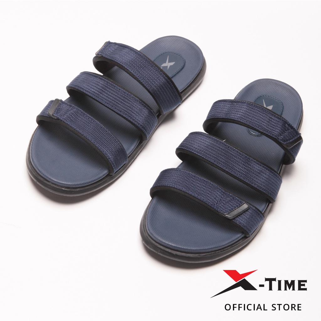 X-Time Sandal Pria Bahan Strap Honduras Man Straps 03-Navy
