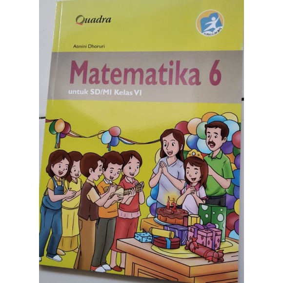 Buku Matematika kelas 6 Quadra