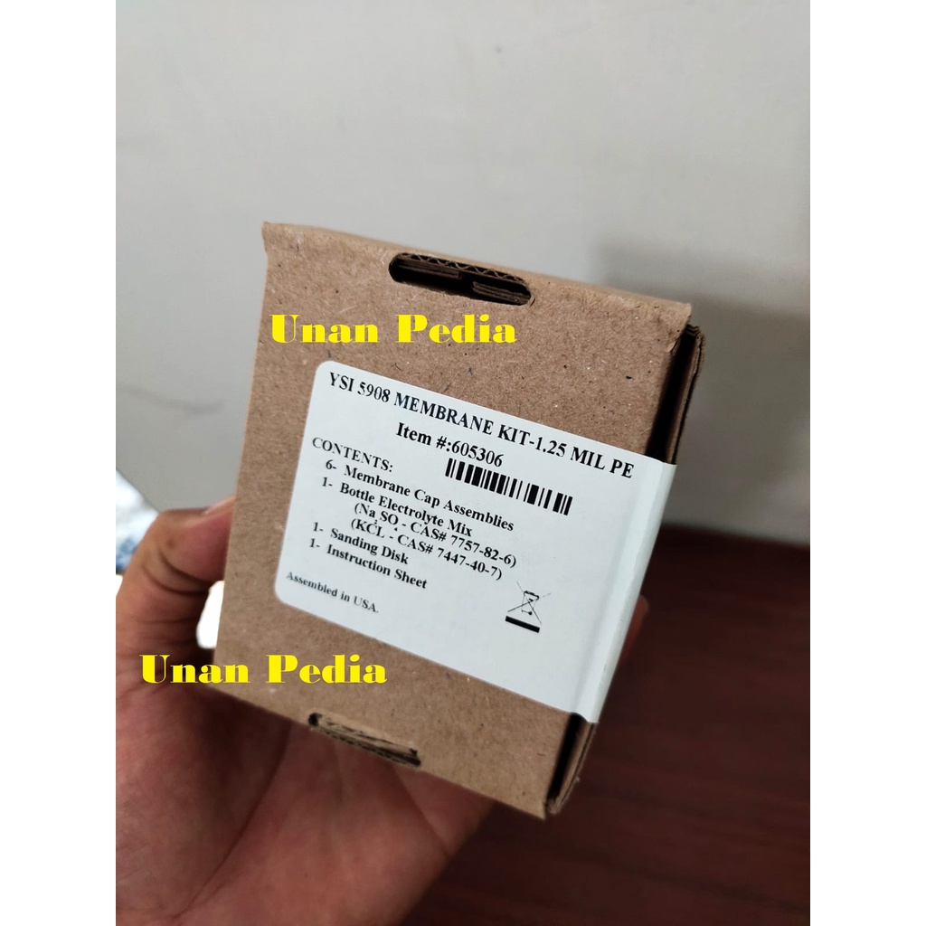 YSI Membrane Kit 1.25 Mil - Elektrolit dan Membran DO Meter YSI Set - YSI 5908 Membrane
