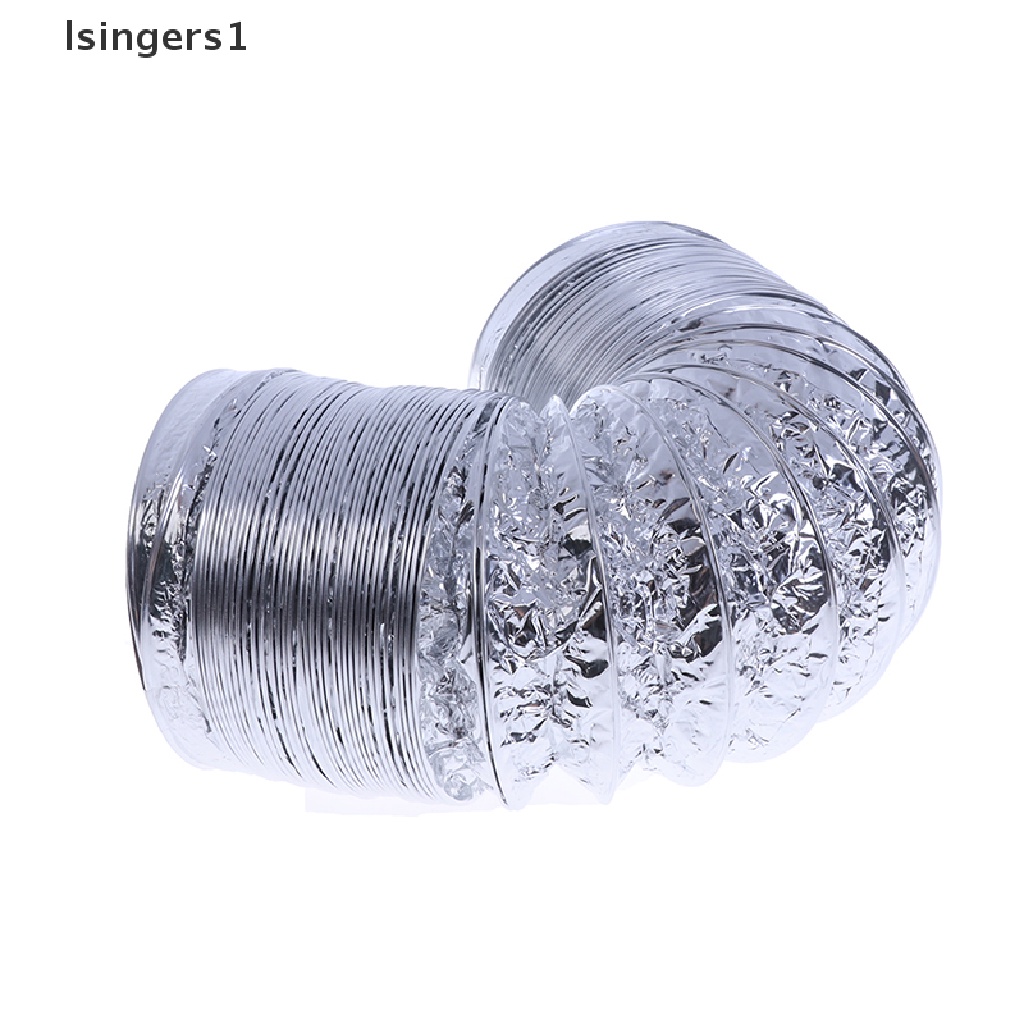 (lsingers1) Selang Ventilasi Udara Flexible 4 &quot;Bahan Aluminum Panjang 2m
