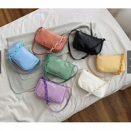 TAS VINTAGE CROCO RANTAI