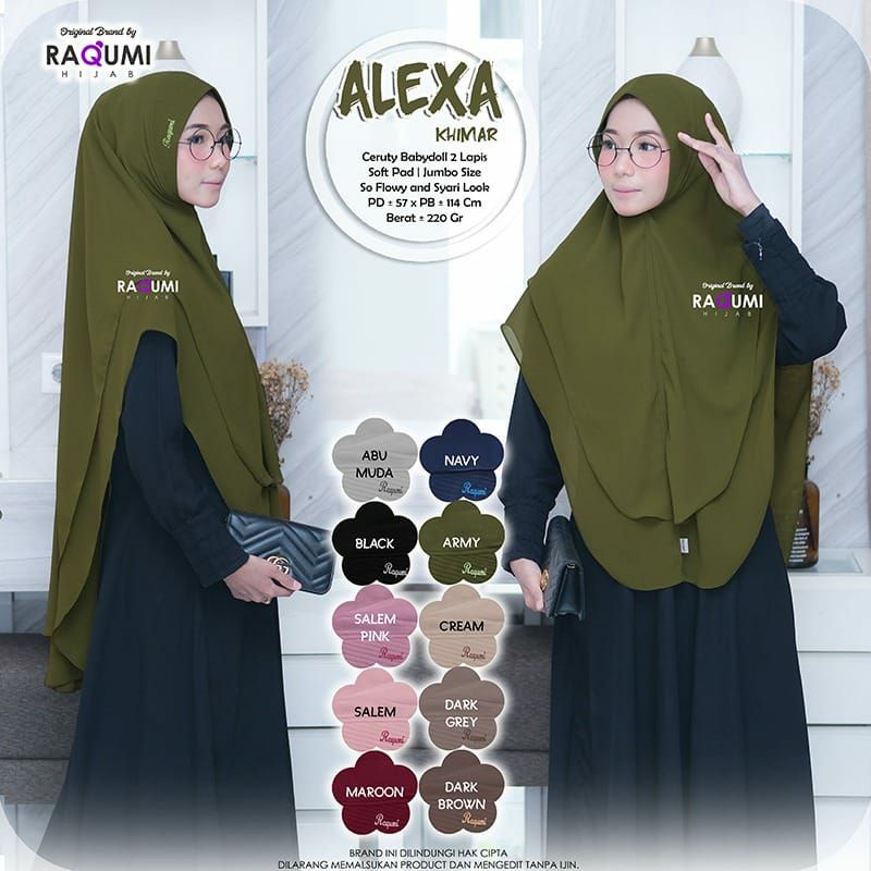 Jilbab Khimar Raqumi Alexa Khimar