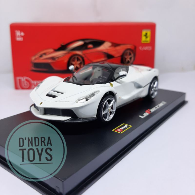 Diecast Mobil Ferrari Laferrari - Miniatur Mobilan Sport Ferrari DieCast Bburago Signature 1:43