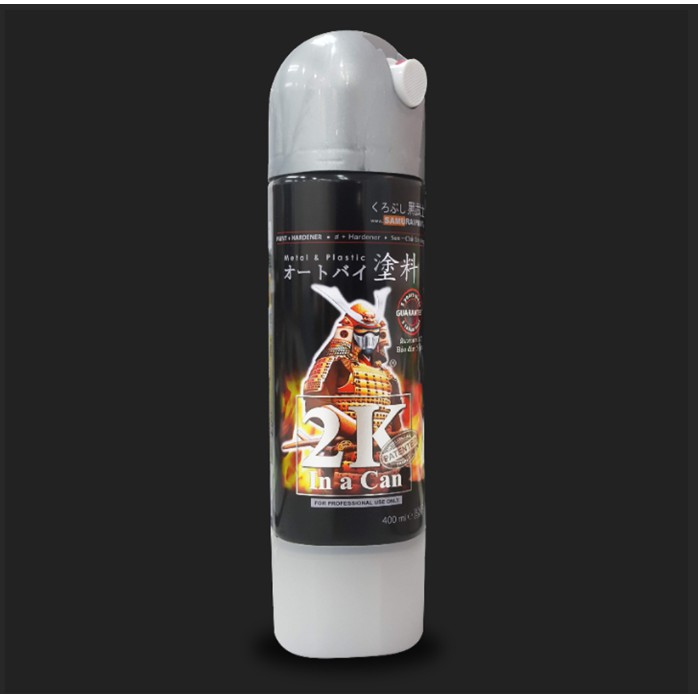 Samurai Paint Epoxy 2K #2k04 ( isi 400 ml &amp; warna abu2 / grey ) undercoats 2 komponen dlm 1 kaleng