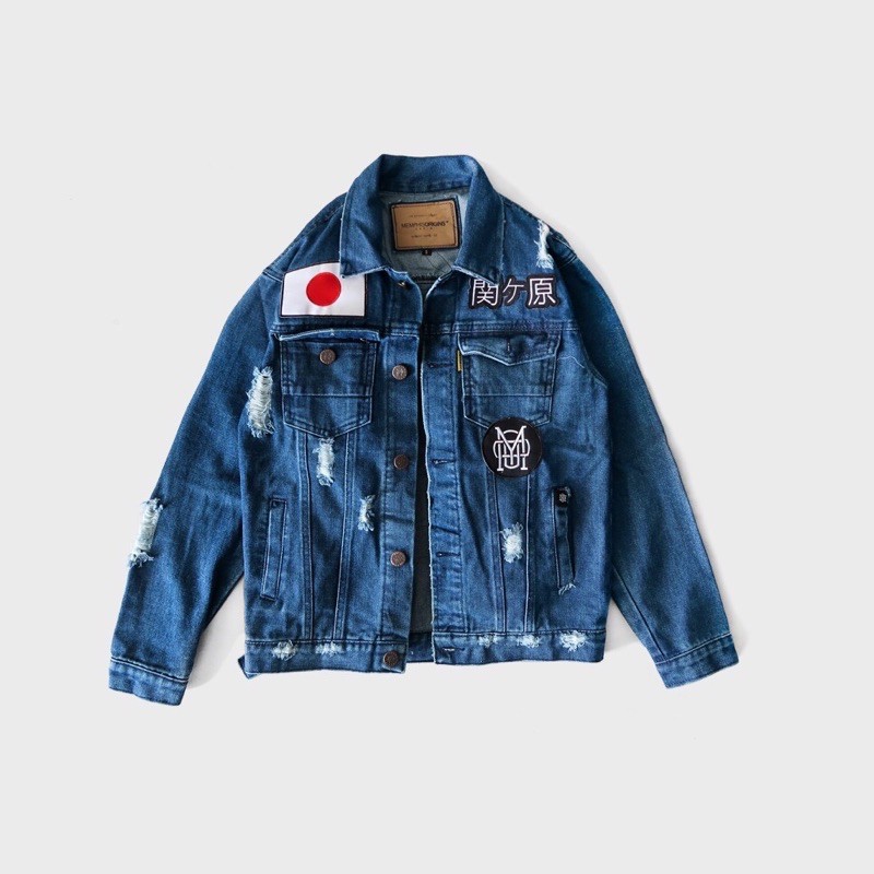 DENIM JACKET - SEKIGAHARA (RIPPED) Memphis Origins