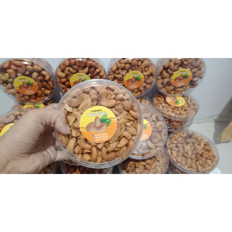 

kacang mente rasa bawang asin dapt 3toples