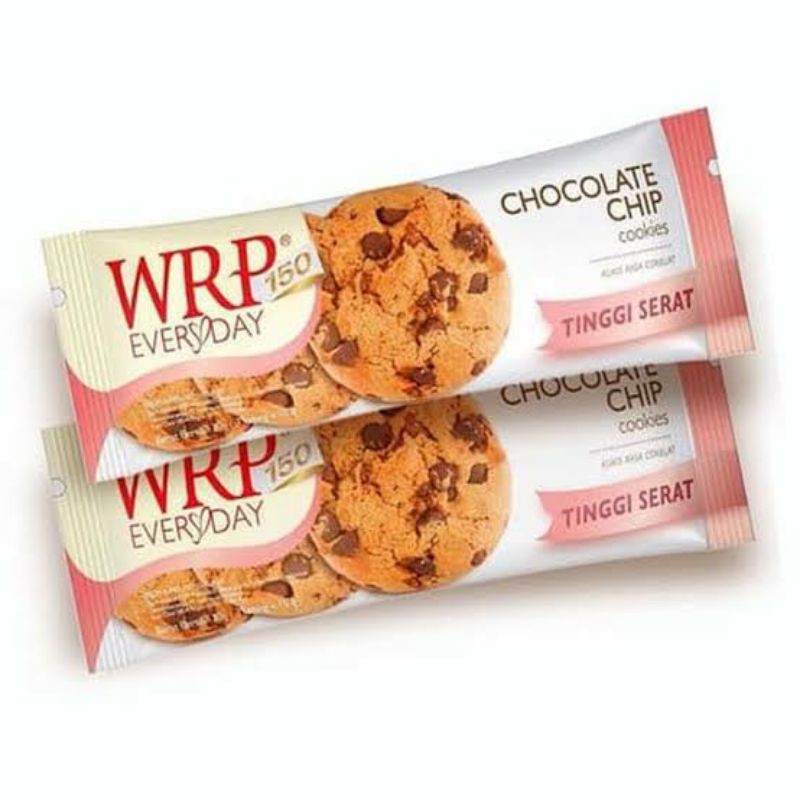 

WRP COOKIES Choco 30 gram & WRP Chocolate Chips 20 gr - Biskuit Rendah Lemak Diet - Makanan Selingan