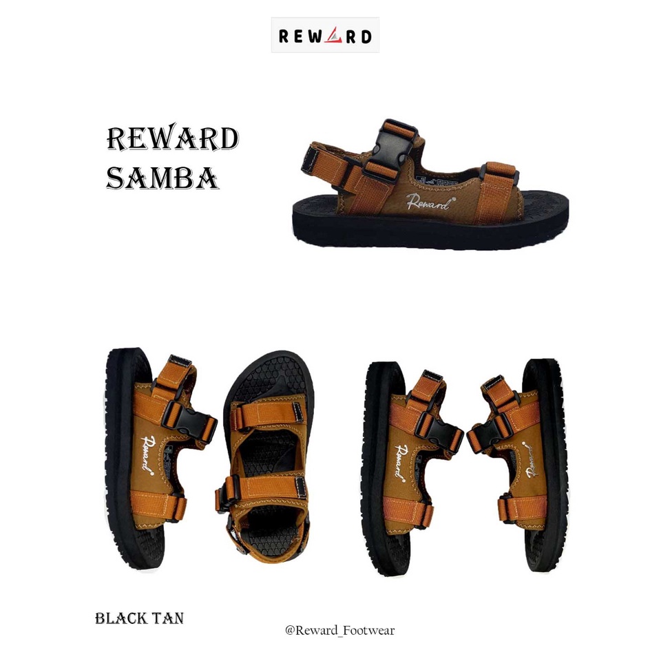 SANDAL  PRIA TERBARU GUNUNG REWARD SAMBA PREMIUM