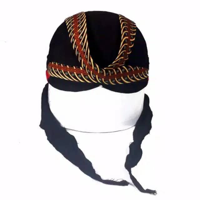 Blangkon jogja sliwir mondol motif samurai kuning//blangkon jogja murah