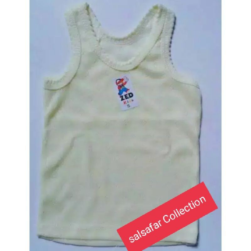 KAOS DALAM ANAK / SINGLET anak-anak cewek &amp; cowok merek ZED Kids