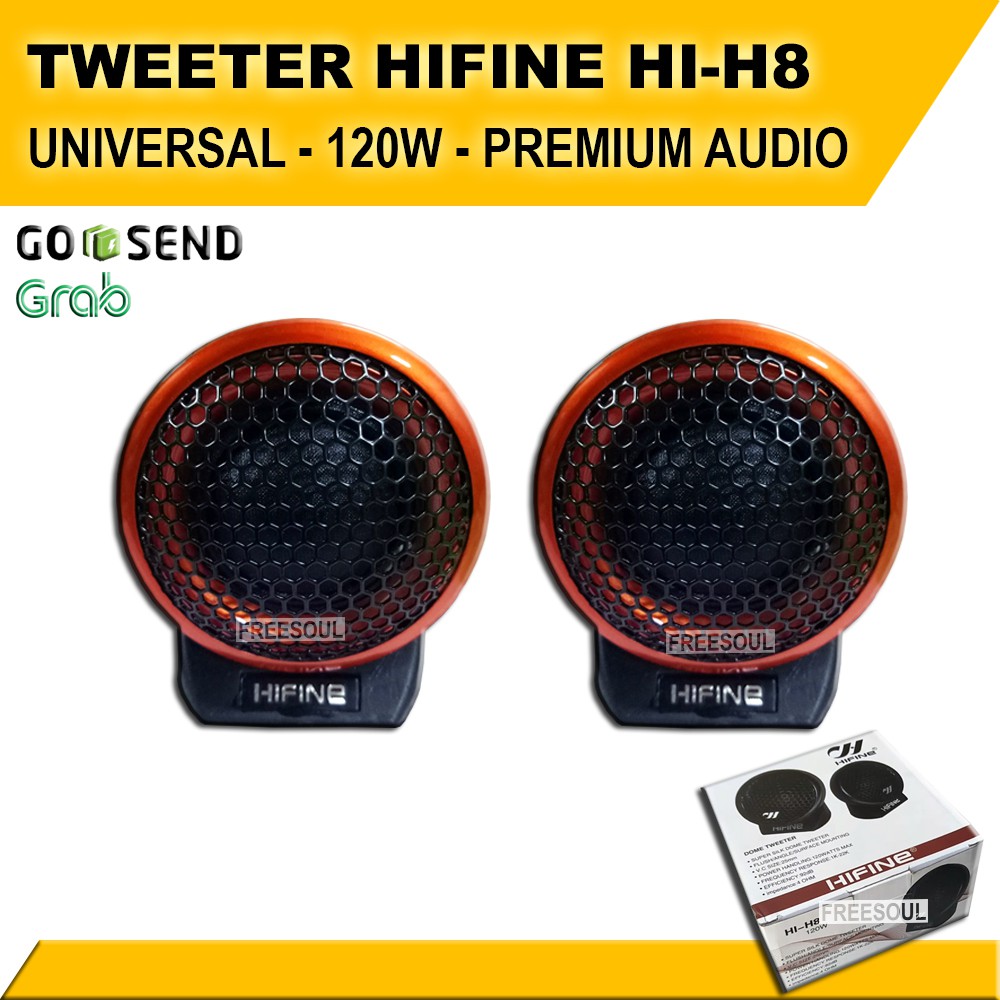 Tweeter Mobil HIFINE H1-H8 - Speaker Audio Mobil - Premium Quality