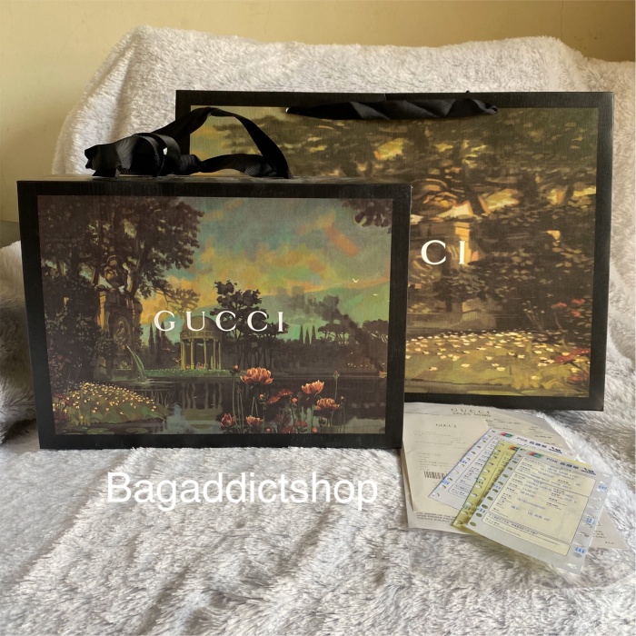 

(TERLARIS) Jual Box SET Gucci Small (Box, Paperbag +Bill)