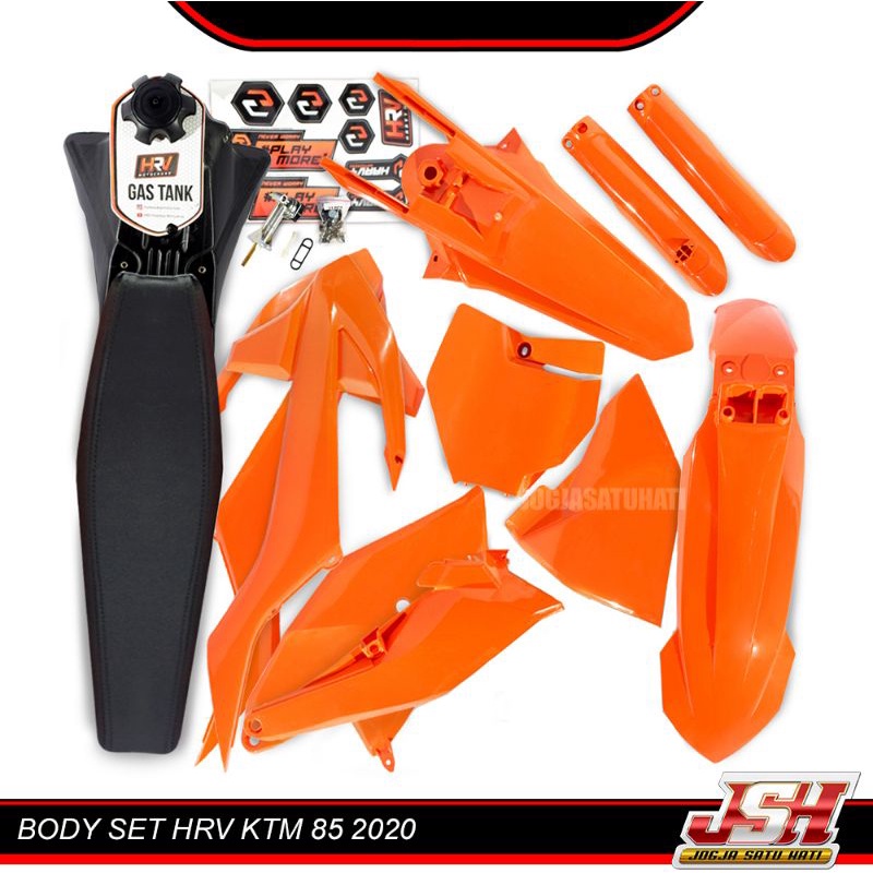 Body Set Trail Bodiset  Harvy MX KTM 250 2014 / 2017 KTM 85 2020 / KTM 85 SX 2020 Spakbor Depan Bela