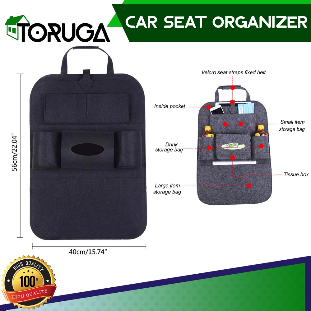 CAR SEAT ORGANIZER TAS KURSI RAK MOBIL MULTIFUNGSI JOK BELAKANG LYNX