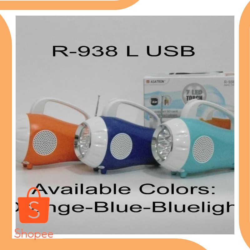 Promo limited RADIO ASATRON R938L USB 19DEZ Murah