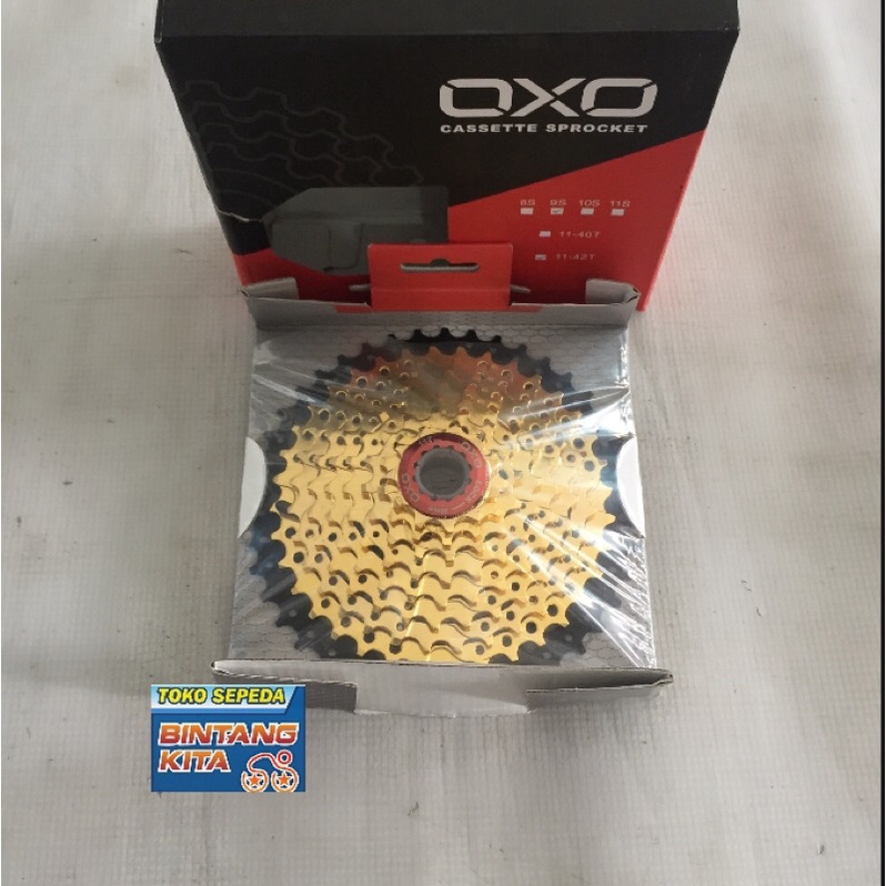 Sprocket Oxo 9 Speed 42t Gold