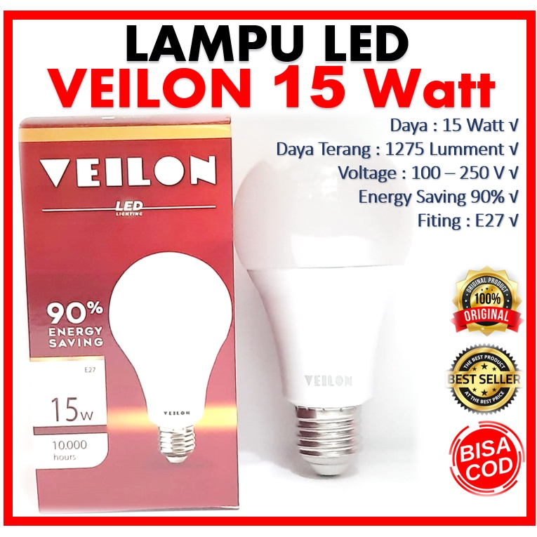 Lampu Led 15watt Veilon