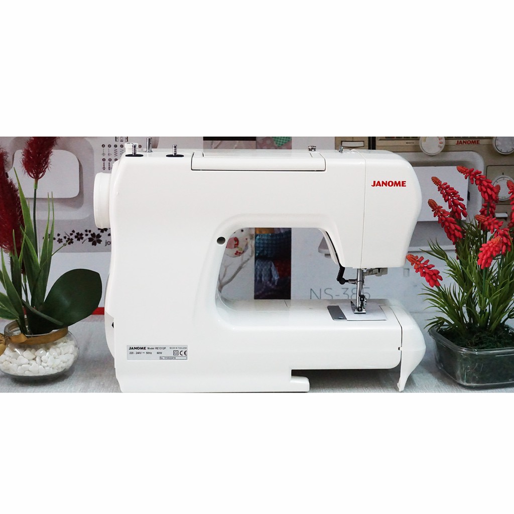 Janome Re1312P Mesin Jahit Portable - Putih