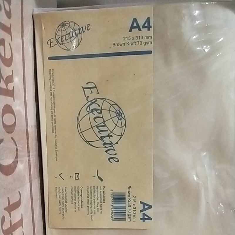

HJK amplop coklat uk A4