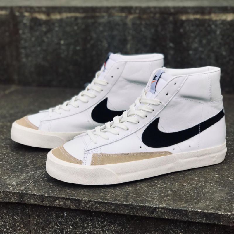 *ORIGINAL NIKE BLAZER MID 77 VINTAGE WHITE BLACK*