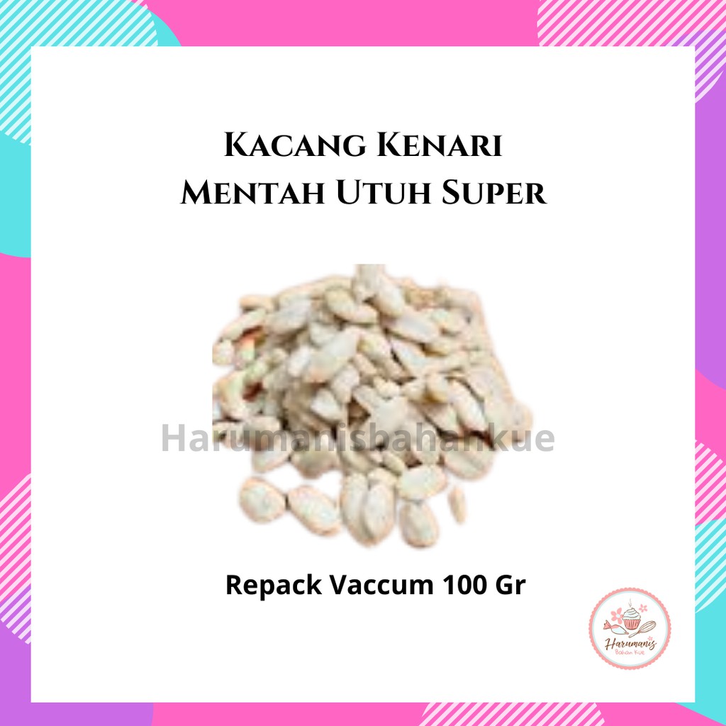 

Kacang Kenari Mentah Utuh Super 100gr