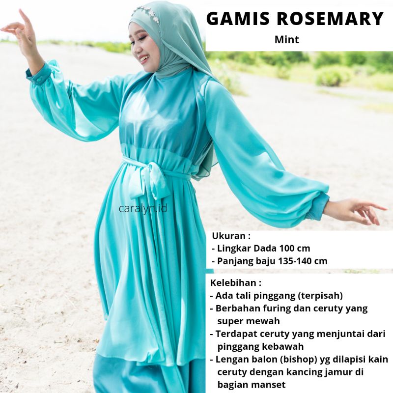 SUPER SALE GAMIS KONDANGAN MEWAH ROSEMARY