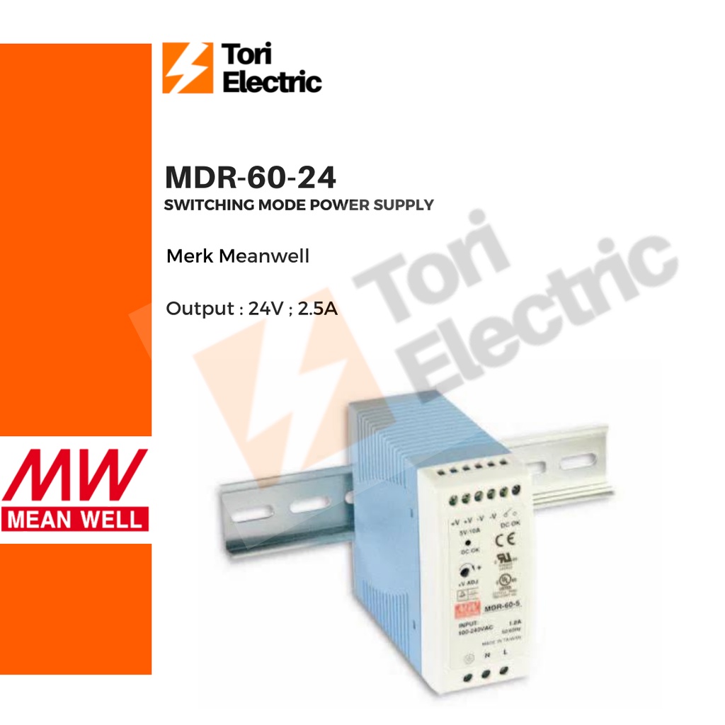 Meanwell MDR-60-24 Power Supply