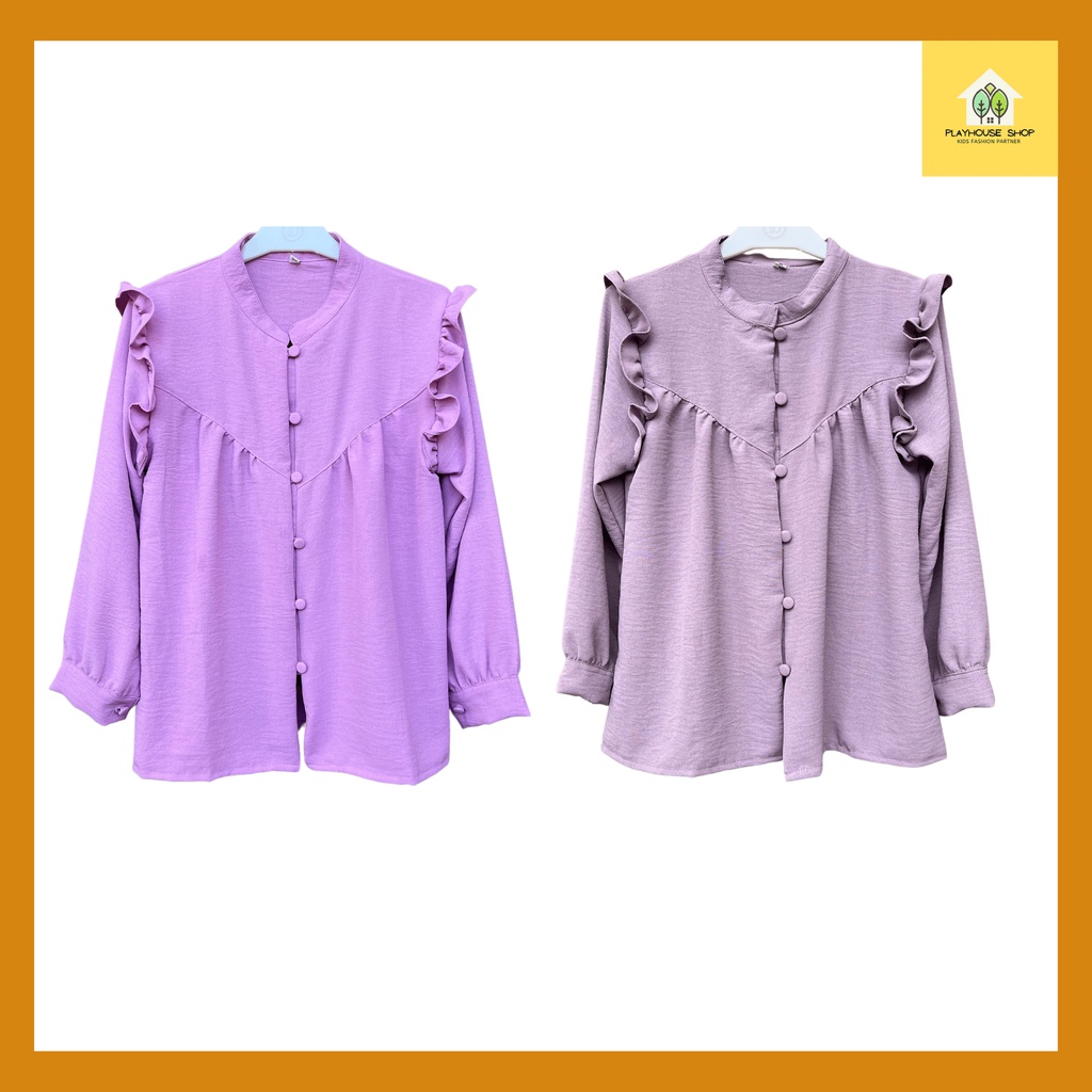 Play House - Blouse Kids Fashion Blus Atasan Kemeja Tunik Anak Perempuan Umur 6-12 Tahun